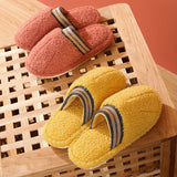 Solid Color Couple Indoor Non-Slip Cotton Slippers_Cwshs0780