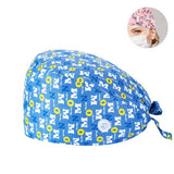 PRINTED SURGICAL CAP SCRUB CAP COTTON NURSE CAP_CWAH3378
