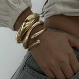 NEW DESIGN FASHION TREND METAL SMOOTH BRACELET_CWMM3081