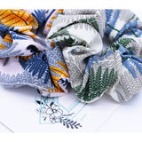 NEW LEAF PRINT HAIR TIES_CWAHA1019