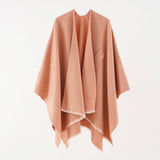 SOLID COLOR DESIGN SPLIT CASHMERE COLOR SHAWL_CWMM2081