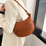 HANDMADE STRAW BAG FASHION ONE SHOULDER ARMPIT BAG_CWAB1912