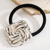 MINIMALIST GLOSSY HEART GEOMETRIC HAIR TIE_CWAHA6207