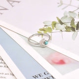 SIMPLE AND COOL MOON CREATIVE RING OPEN RING_CWAJE1748