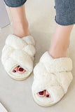 CROSS STRAP HOUSE SHOES COZY COMFY INDOOR SLIPPERS_CWSHS201