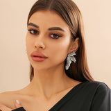 Vintage Leaf Design Earrings Fashionable Earrings