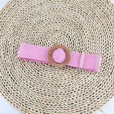 Cwabe0544_Vintage Braided Round Buckle Belts