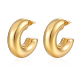 Women Fashion Lightweight Stainless Steel Earrings