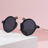 STEAMPUNK SMALL ROUND FRAME SUNGLASSES_CWASG0625