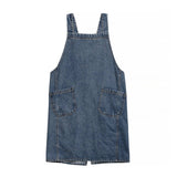 COTTON CANVAS WASHED DENIM APRON WITH POCKETS_CWMM3296