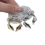 TEXTURE RIBBONS EARRINGS STUDS AND EARRINGS_CWAJE2023