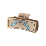 Western Leather Sunflower Poker Hair Claw_Cwasc1628