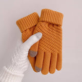 SELF HEATING KNIT GLOVES CUTE WARM DESIGN_CWAG0198