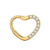 TEARDROP ZIRCONIA HINGED NOSE RING SQUARE SHAPE_CWMM9603