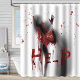 HALLOWEEN EASTER WATERPROOF SHOWER CURTAIN_CWMM1807