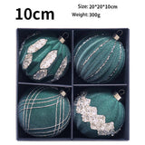 Glitter Flannel Christmas Ball Ornament Set_Cwmm9982