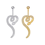 PUNK SNAKE BELLY RING UNIQUE BODY PIERCING_CWMM9314