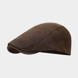 Vintage Solid Beret Newsboy Painter Cap_Cwah04629