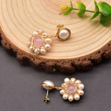 SWEET AND FRESH HANDMADE PEARL EARRINGS_CWAJE3783