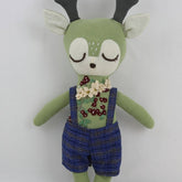 HAND EMBROIDERED RASPBERRY DEER PLUSH TOY DOLL_CWMM6052