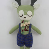 HAND EMBROIDERED RASPBERRY DEER PLUSH TOY DOLL_CWMM6052