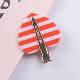 Cwaha1247_American Flag Heart Shaped Hair Clips