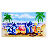 OVERSIZED BEACH TOWEL SOFT MICROFIBER PRINT_CWMM7603