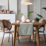 GEOMETRIC TASSEL VERSATILE TABLE RUNNER_CWMM1020