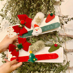CHRISTMAS GIFT CLAPPING RING SETHAIRPIN DECORATION_CWAHA3398