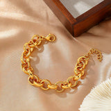 Versatile 18K Gold Titanium Steel Bracelet_Cwmm3719