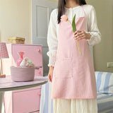 Towel Fabric Small Fresh Apron Cafe Work Apron_Cwmm5812