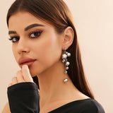 IMITATION PEARL TASSEL PENDANT EARRINGS_CWAJE1155