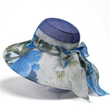 LADIES TRAVEL LARGE BRIM SUNHAT_CWAH1492