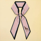 SKINNY FLORAL LETTER SCARF FOR HAIR OR GIFT WRAP_CWASC0083