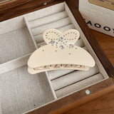 ELEGANT BOW RHINESTONE CLAW CLIP SOLID COLOR_CWAHA5904