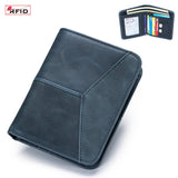 Vintage Anti-Theft Multifunctional Leather Wallet_Cwab3821