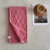 RETRO KNIT SCARF WOOL BLEND REVERSIBLE WRAP_CWASC2355