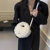 Winter Lamb Wool Handbag Shoulder Plush Bag_Cwab3984