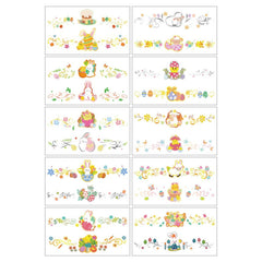 EASTER RABBIT WRIST TATTOOS KIDS WATCH STYLE_CWMM8246