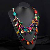BOHEMIAN ETHNIC STYLE VINTAGE NECKLACE_CWMM4439