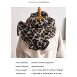 Vintage Leopard Tassel Scarf For Fall Winter_Cwasc2744
