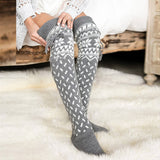 CHRISTMAS FASHION LONG KNEE HIGH SOCKS_CWMS0856