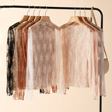 SEXY MESH BLOUSE LONG SLEEVE LACE TOP FOR WOMEN_CWTBLL3619