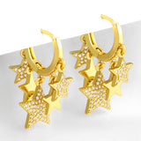 SHINING STAR PENDANT EARRINGS_CWAJE1002