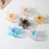 Holiday Large Glitter Egg Flower Hair Claw Clip_Cwmm5005
