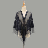 SOLID COLOR LACE SCARF SOFT SHAWL FOR WOMEN_CWMM1995