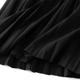 ACCORDION SKIRT LONG HIGH WAISTA LINE PLEATEDSKIRT_CWBMS0293
