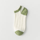 GREEN BOAT SOCKS BREATHABLE SUMMER COTTON SOCKS_CWMS0512