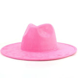 MENS AND WOMENS WIDE BRIM HATS WITH FLAT BRIM_CWAH1766