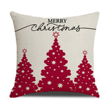 NEW PINK CARTOON CHRISTMAS LINEN PILLOWCASE_CWMM1377